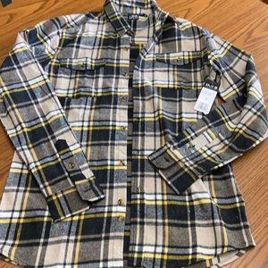 Brand new Split plaid shirt from Gliks